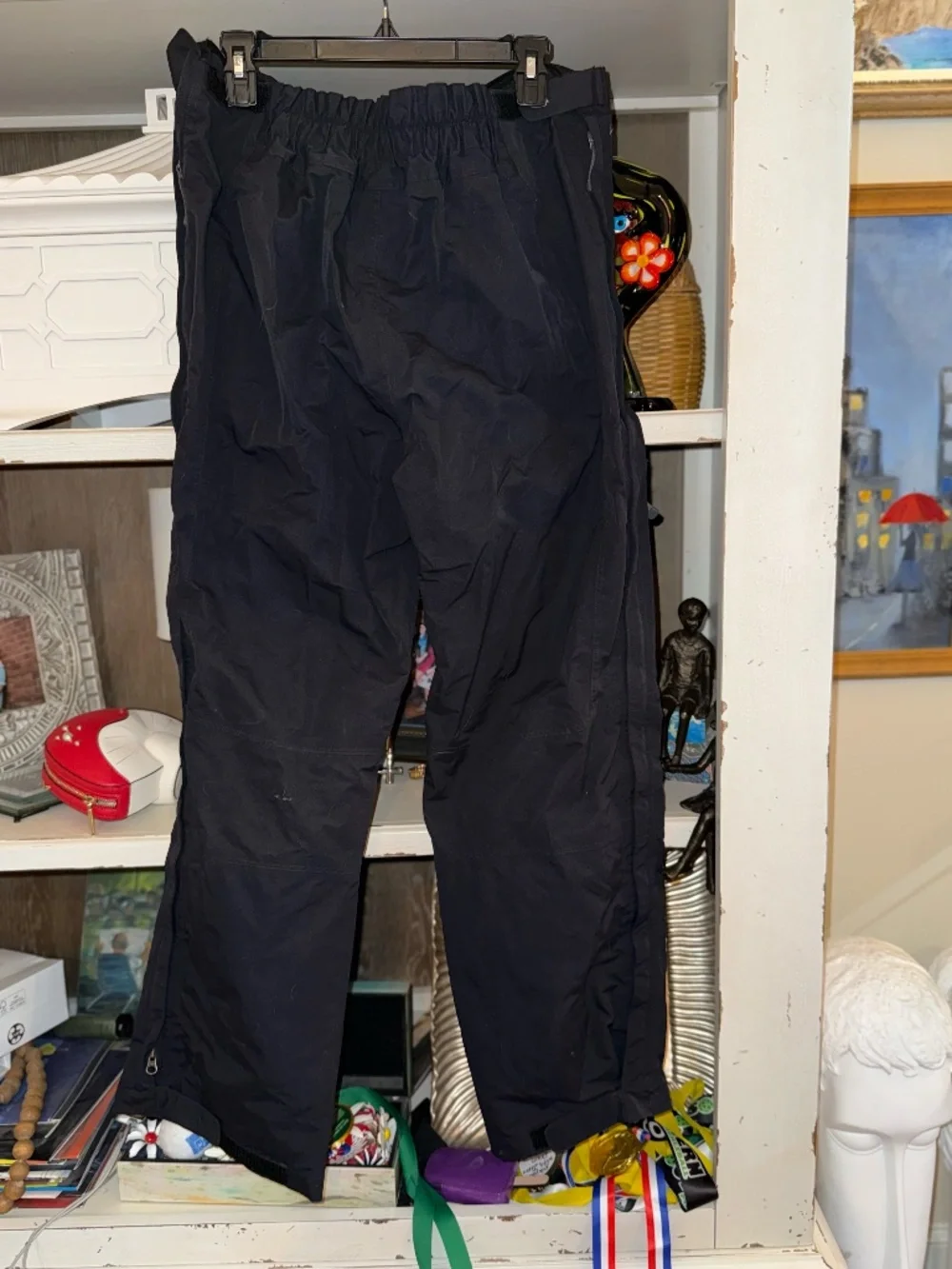 The North Face mens large black ski bibs sidecut gore-tex black suspenders